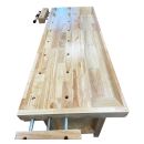 Lumberjack Woodworking Bench with 3 Drawers On-board Cabinet and 2 Vices