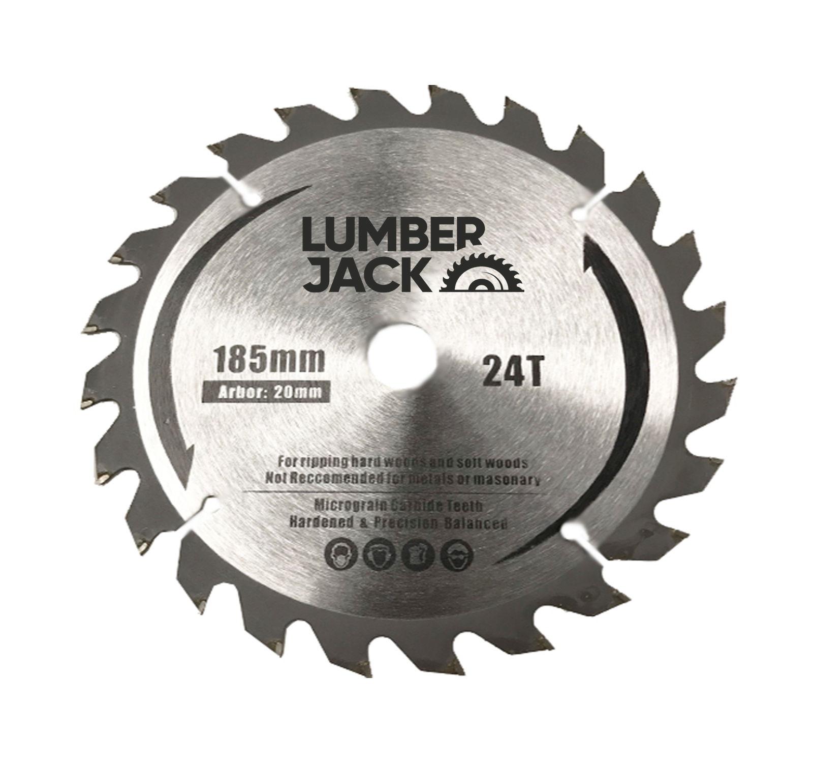 Lumberjack 185mm 24 Tooth Circular Saw Blade 20mm Bore