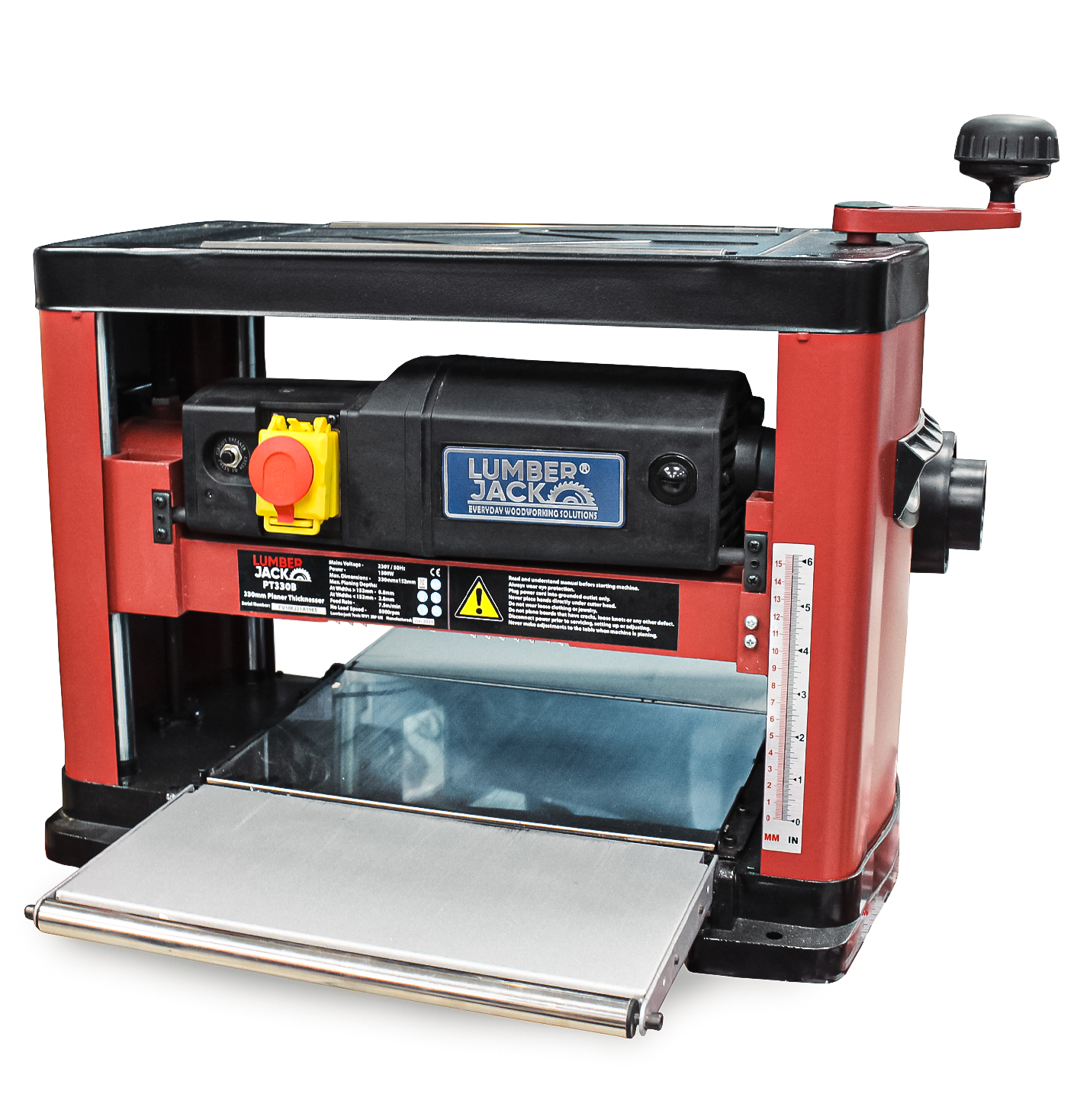 Lumberjack Portable Bench Top Thicknesser330mm