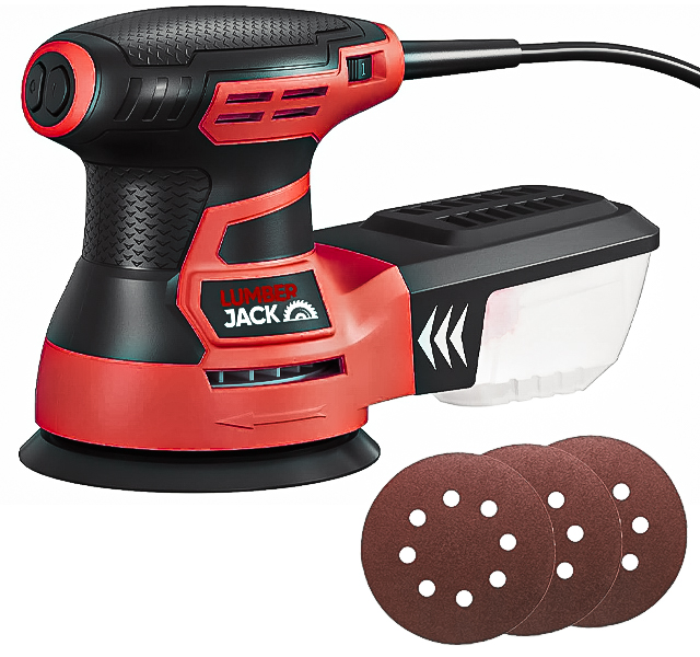 Lumberjack Random Orbital Sander 350W 125mm 5