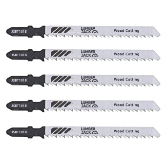 Lumberjack JSBT101B T Shank Jigsaw Blades 5 Pack