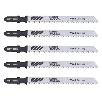 Lumberjack JSBT101BR T Shank Jigsaw Blades 5 Pack