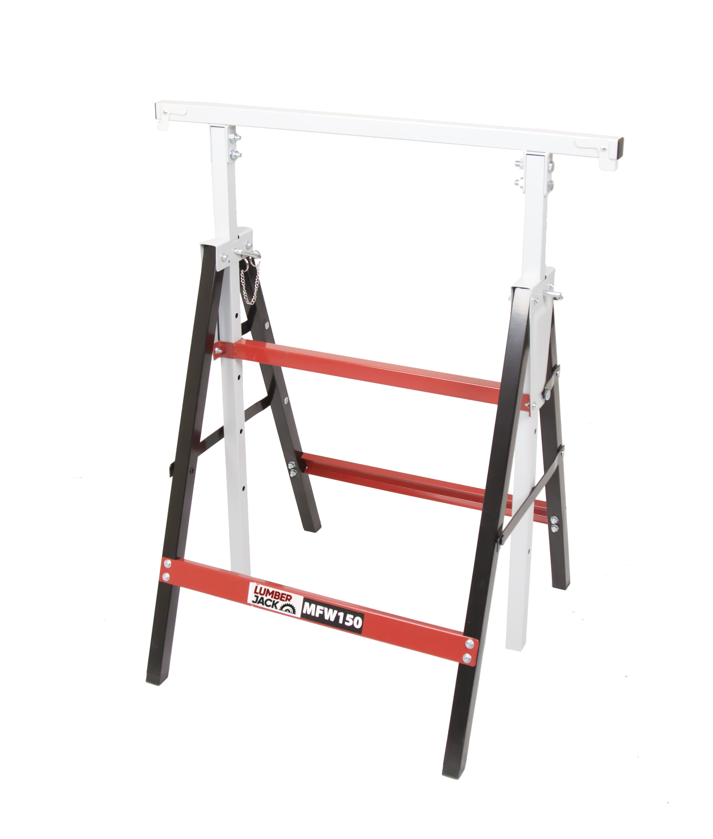 Lumberjack Folding Work Horse Trestle Saw Adjustable Height Stand 150kg