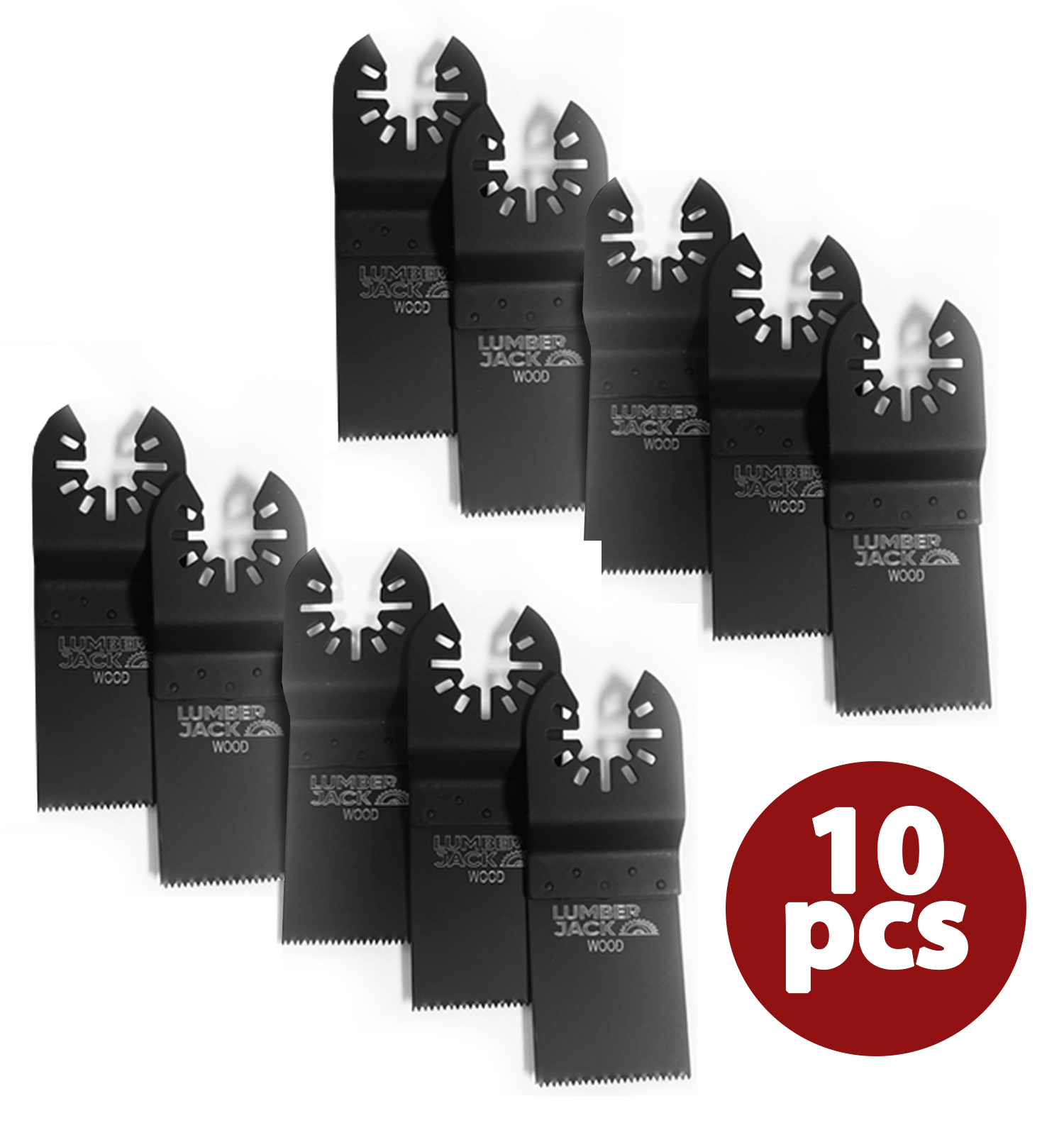 Lumberjack Multi Tool Blades 10 x Coarse Cut 34mm for Bosch Makita Fein