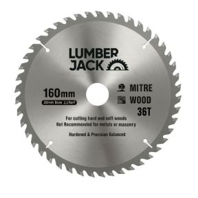 Lumberjack 160mm 36T Trade Circular Saw Blades 20mm Bore