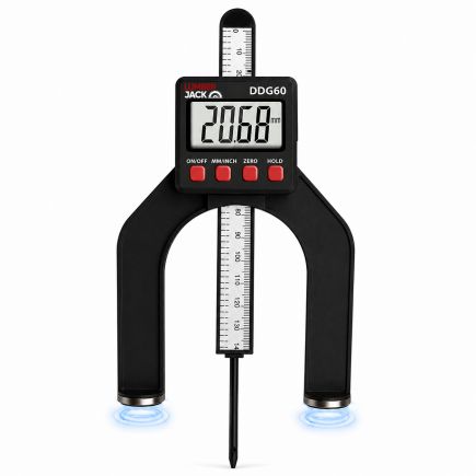 Lumberjack LCD Digital Height Depth Gauge Electronic Caliper Magnetic Ruler Tool 0- 85mm