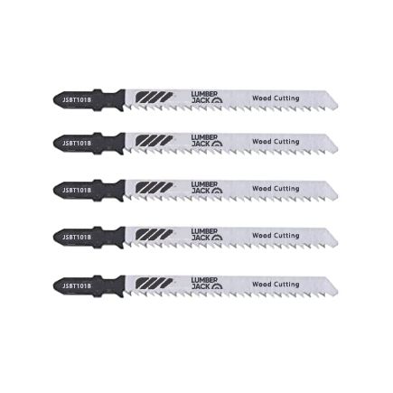 Lumberjack JSBT101B T Shank Jigsaw Blades 5 Pack