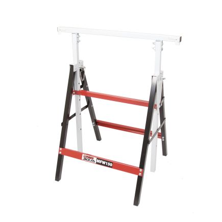 Lumberjack Folding Work Horse Trestle Saw Adjustable Height Stand 150kg