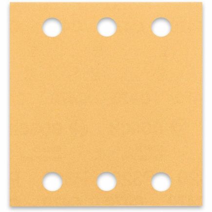 Lumberjack Small Square Sanding Paper For PS240 Palm Sander Grits 60 80 & 120