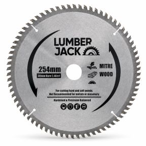 Lumberjack 254mm 60 Tooth Circular Saw Blade 30mm bore