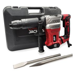 Lumberjack SDS Max Demolition Hammer 1300W 18J 230V Includes Chisels & Storage Case