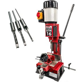 Lumberjack 16mm Bench Top Morticer Machine With Sliding Table, Includes Chisel