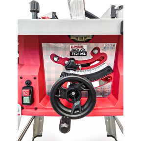 Lumberjack Powerful 1500W Table Saw 210mm with Side Extensions & 8