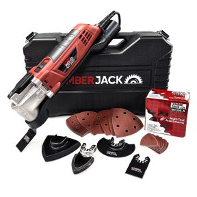 Lumberjack Electric Multi Tool Oscillating 300W Variable Speed with 29 Accessories Included