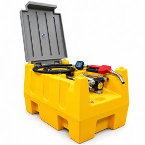 Autojack 220L Portable Diesel Fuel Tank with 12V Pump, Digital Flow Meter, 4m Hose & Dispensing Nozzle