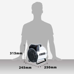 Autojack Portable Industrial Electric Fan Heater 3kW | Heaters