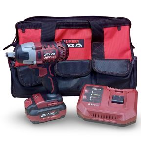 Lumberjack 20V Impact Wrench 1x 4Ah Battery, Fast Charger & Carry Bag