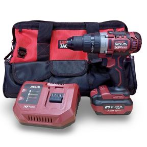 Lumberjack 20V Hammer Drill 1x 4Ah Battery, Fast Charger & Carry Bag