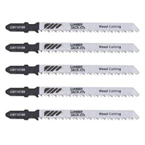 Lumberjack JSBT101BR T Shank Jigsaw Blades 5 Pack