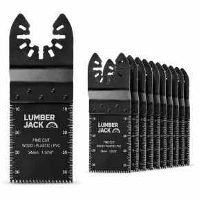 Lumberjack Multi Tool Blades 10 x Fine Cut 34mm for Bosch Makita Fein