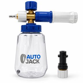 Autojack Detailing Snow Foam Cannon Lance 1 L Compatible with Karcher K2 to K7 Pressure Washers Brass Nozzle, Leak Proof Bottle & Adjustable Spray