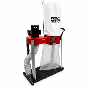 Lumberjack PRO SERIES 57 Litre Dust Extractor 750W Single Bag Collector with Floor Cleaner Attachment and Swivel Castors