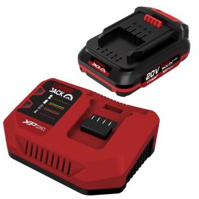 Lumberjack 20V 2Ah Lithium Ion Battery with 240V Fast Charger