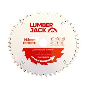 Lumberjack 165mm 60 Tooth Pro Circular Saw Blades 20mm Bore