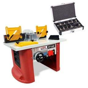 Lumberjack Router Table with 12pc cutter set 1/2 inch