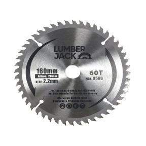 Lumberjack 160mm 60T Trade Circular Saw Blades 20mm Bore