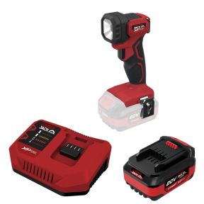 Lumberjack 20V Torch 1x 4Ah Battery & Fast Charger