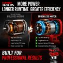 Lumberjack 20V Cordless Brushless Trim Router Kit with 4.0Ah Battery & Fast Charger