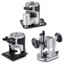 Lumberjack Router Base Kit Plunge, Tilt & Offset Bases for 1/4 Inch Trim Routers