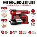 Lumberjack Belt & Disc Bench Top Sander Linisher Heavy Duty Cast Iron Base