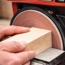 Lumberjack Belt & Disc Bench Top Sander Linisher Heavy Duty Cast Iron Base