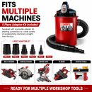 Lumberjack 1100W 50L dust extractor including 5 piece adaptor kit