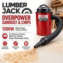 Lumberjack 1200W 50L Dust Chip Collector Extractor hose Extraction 240V Workshop