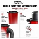 Lumberjack 1200W 50L Dust Chip Collector Extractor hose Extraction 240V Workshop