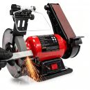 Lumberjack 150mm Bench Grinder with 50mm Belt Sander & LED Work Light