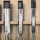 Lumberjack 8 Piece Bevel Edge Chisel Set with Strike Proof Caps Supplied in Wooden Case