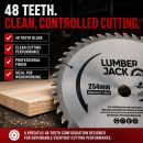 Lumberjack 254mm 48 Tooth Circular Saw Blade 30mm bore
