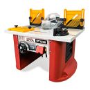 Lumberjack 1500W Variable Speed Bench Top Router Table with Integrated Motor Routing