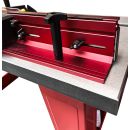 Lumberjack PRO SERIES Cast Iron Router Table With A One Piece Aluminium Fence & Compact Leg Stand