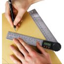 Lumberjack Digital LCD Angle Finder Stainless Steel Rule Trend 200mm Ruler 360 Degree Gauge