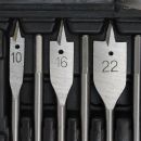 Lumberjack 300Pc HSS Drill Bit Set for Masonry Metal Wood Flat Pozi Bits in Case