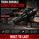 Lumberjack 5 Piece Dust Extractor Adaptor Set Adapts 100 mm Hose to 105 mm, 70 mm, 45 mm, 40 mm & 35 mm Universal Extraction Accessories
