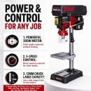 Lumberjack 13mm Bench Top Drill Press 5 Speed Electric Pillar Drills
