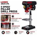 Lumberjack 13mm Bench Top Drill Press 5 Speed Electric Pillar Drills