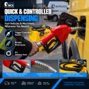 Autojack 220L Portable Diesel Fuel Tank with 12V Pump, Digital Flow Meter, 4m Hose & Dispensing Nozzle