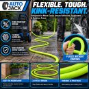 Autojack High Pressure Washer Hose 65FT 20M 2150 PSI Power Wash Replacement with M22 14mm Coupler & Adapters